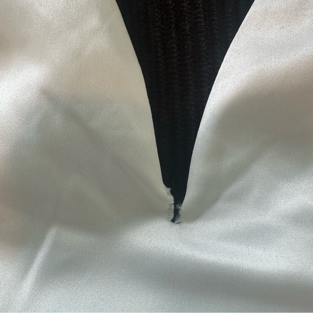 Lulus Blissfully Beloved Ivory Backless A-Line Bow Maxi Dress with slit, size XS - Picture 8 of 8
